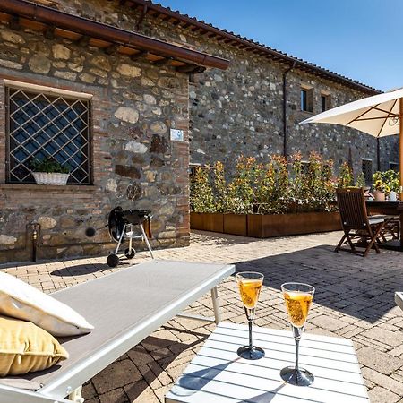 Appartamento in casale con piscina Casa I Pavoni Chianni Esterno foto