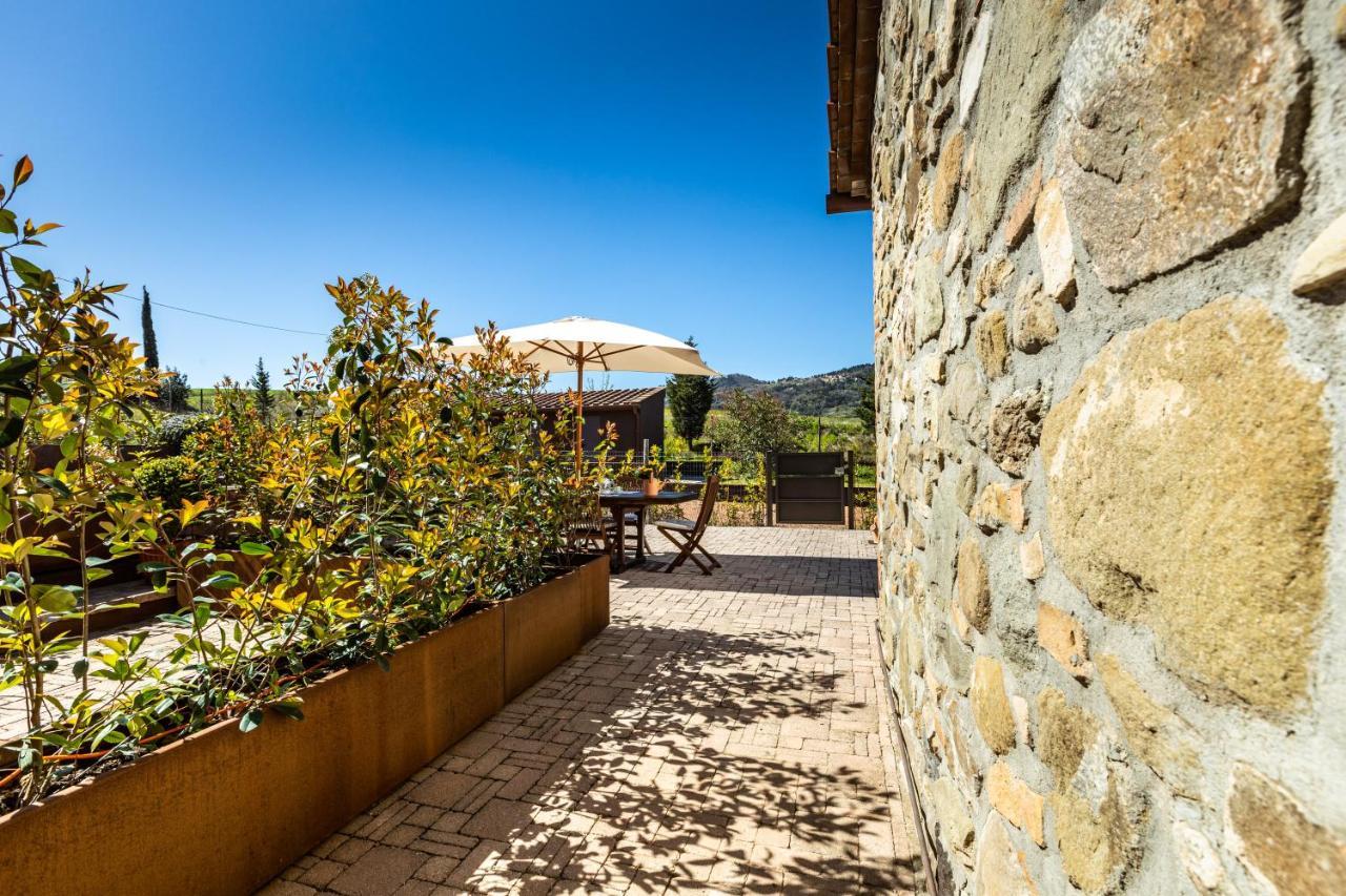 Appartamento in casale con piscina Casa I Pavoni Chianni Esterno foto