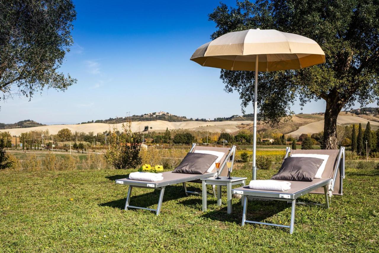 Appartamento in casale con piscina Casa I Pavoni Chianni Esterno foto