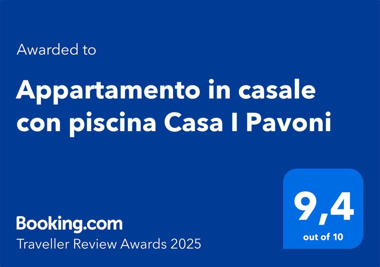 Appartamento in casale con piscina Casa I Pavoni Chianni Esterno foto